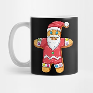 Gingerbread man at Christmas Mug